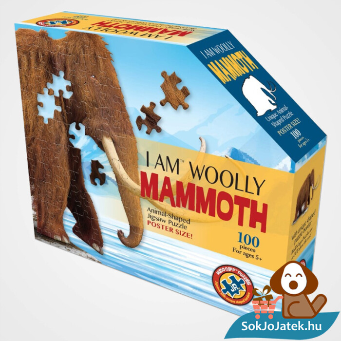 100 db élethű gyapjas mamut forma kirakó junior - Wow Toys