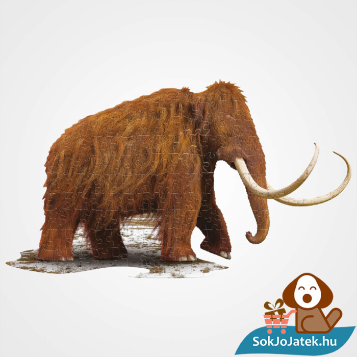 100 db élethű gyapjas mamut forma kirakó junior - Wow Toys kirakó képe