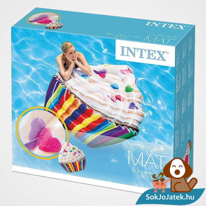 Intex 58770: Muffin formájú felfújható strand matrac doboza