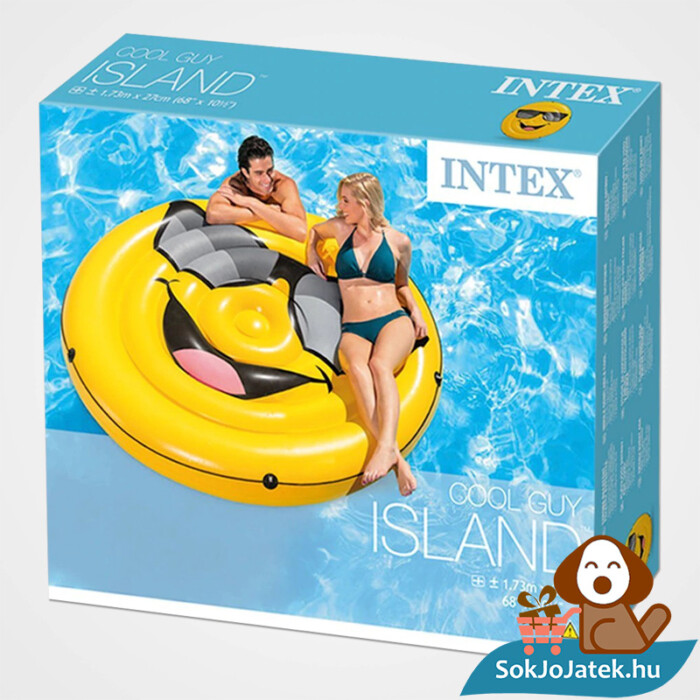 Intex 57254: Mosolygós felfújható strand matrac doboza