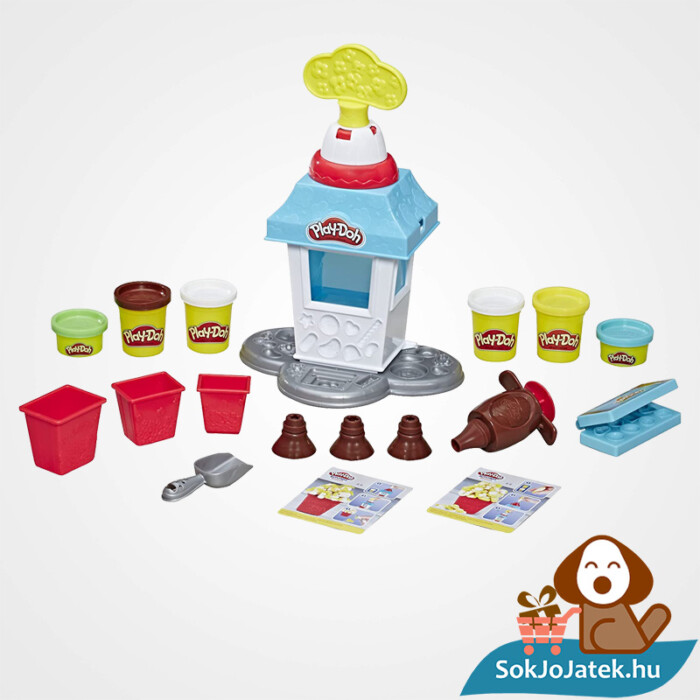 Hasbro Play-Doh gyurma popcorn készítő party szett kicsomagolva