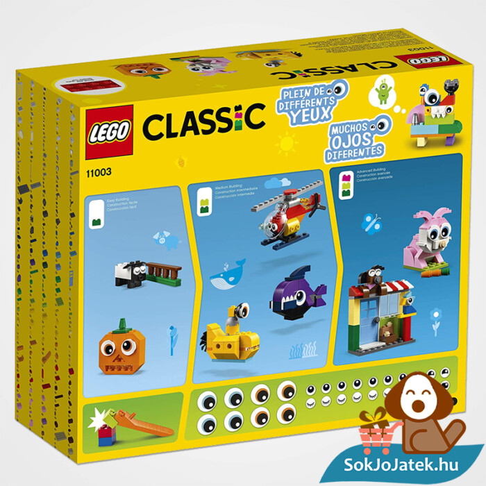 Lego Classic 11003 - Klasszikus szemek dobozának hátulja