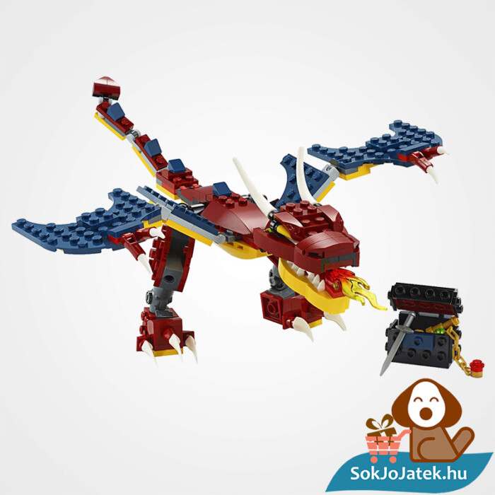 Lego Creator 31102 3in1 Tűzsárkány összeépítve