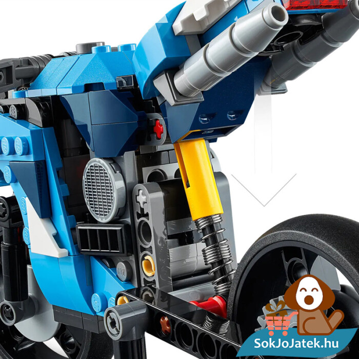 Lego Creators 31114 Szupermotor közelről