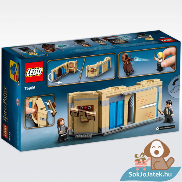 Lego 75966: Harry Potter - Roxfort a szükség szobája Lego doboz hátulja