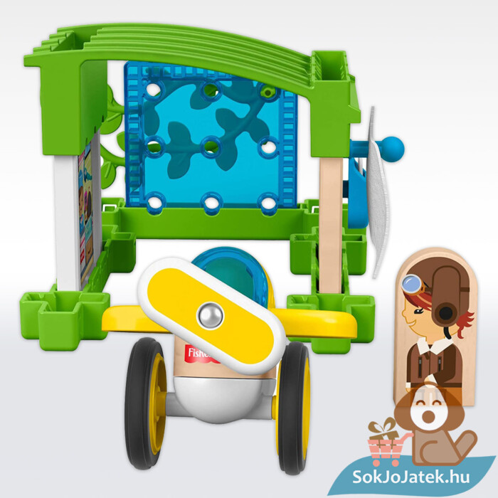 Fisher-Price Wonder Makers repülőgép hangár fajáték