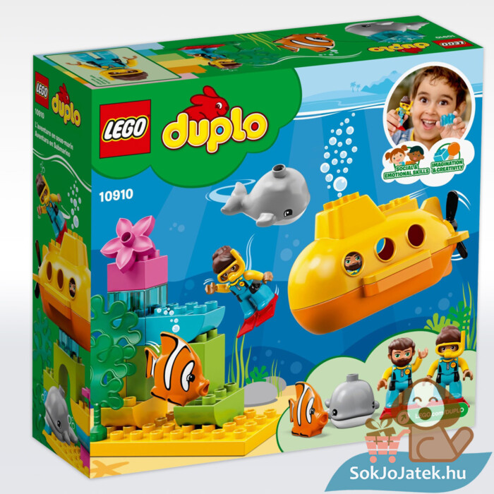 Lego Duplo 10910: Tengeralattjárós kalandok doboz eleje