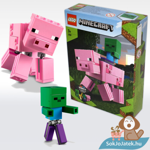 Lego Minecraft 21157 - mozgatható BigFig és zombibaba és doboza