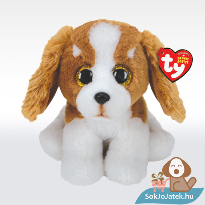 ty beanie babies csillogo szemu barker kutya pluss figura