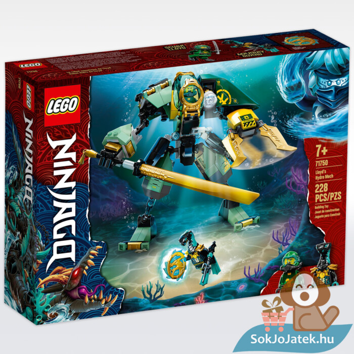 Lego Ninjago 71750: Lloyd hidrorobot doboza előről