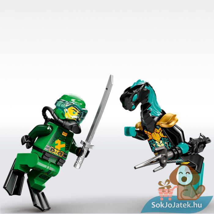 Lego Ninjago 71750: Lloyd hidrorobotja harc közben