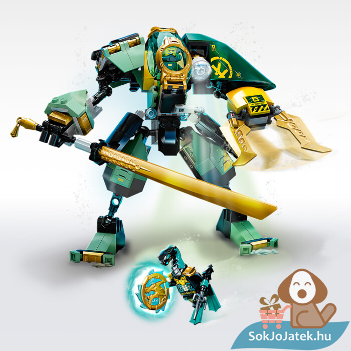 Lego Ninjago 71750: Lloyd hidrorobotja harcra készen