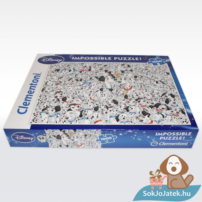 1000 darabos 101 kiskutya lehetetlen puzzle doboza fektetve - Clementoni 39358