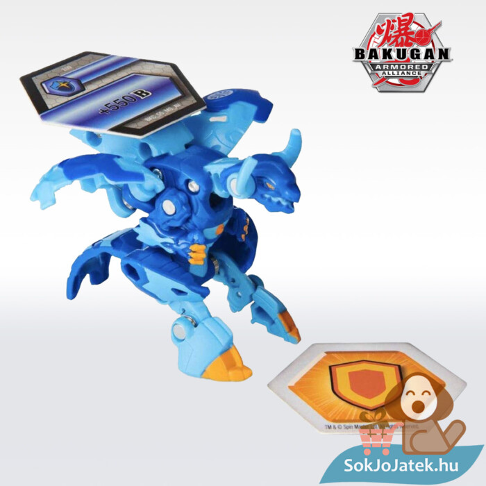 Bakugan S2 Aquos Eenoch Ultra kék labda kinyitva - Páncélozott szövetség (20124295)