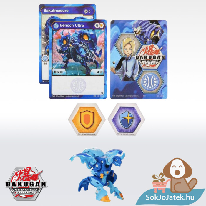 Bakugan S2 Aquos Eenoch Ultra kék tartalma - Páncélozott szövetség (20124295)