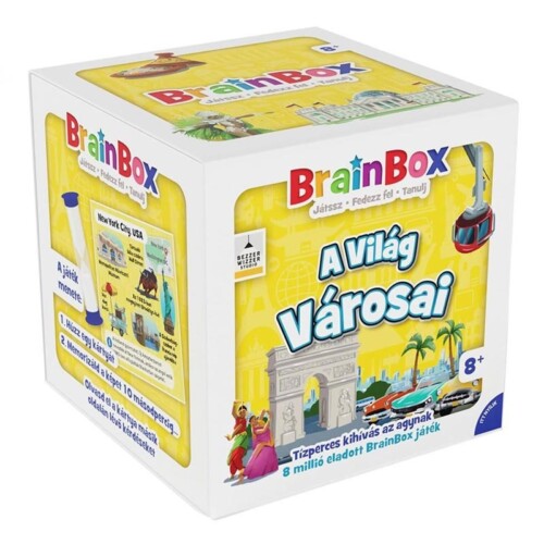 BrainBox: A világ városai, memóriafejlesztő társasjáték