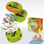 Dobble Kids memória fejlesztő társasjáték doboza és kártyái gyerekeknek - Asmodee