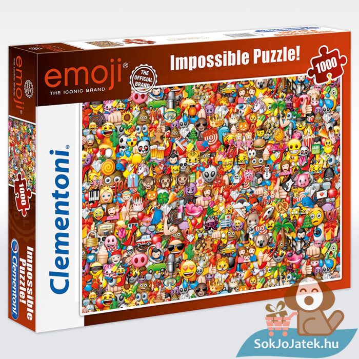 1000 darabos Emoji lehetetlen kirakó (Impossible Puzzle) - Clementoni 39388