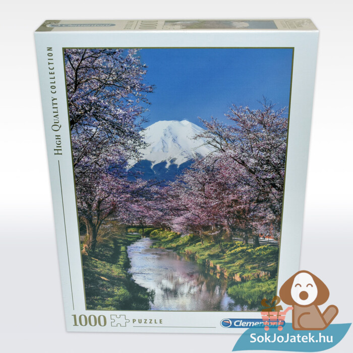 1000 db-os Fuji-hegy puzzle doboza előről - Clementoni 39418