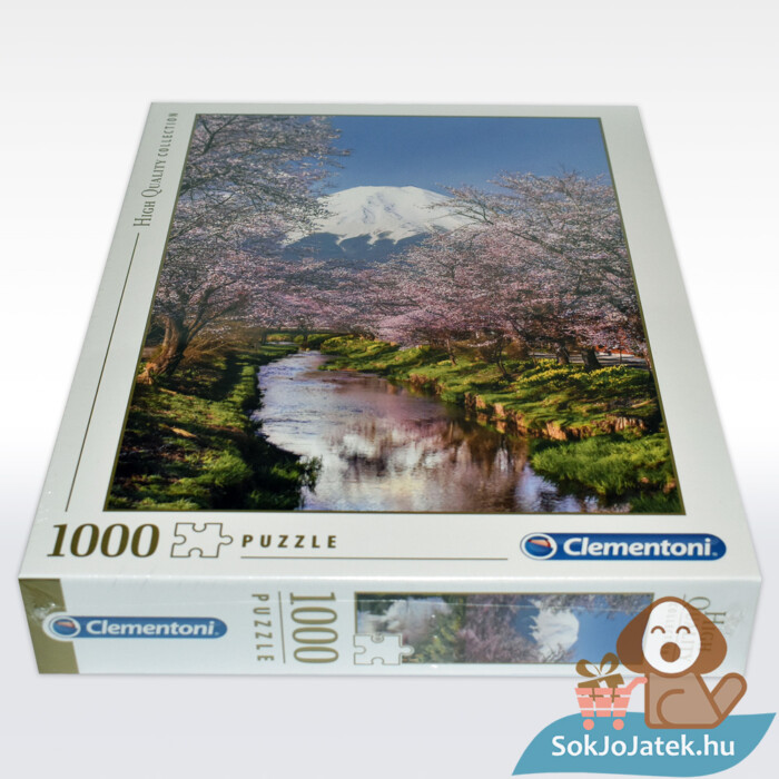 1000 db-os Fuji-hegy puzzle doboza fektetve - Clementoni 39418