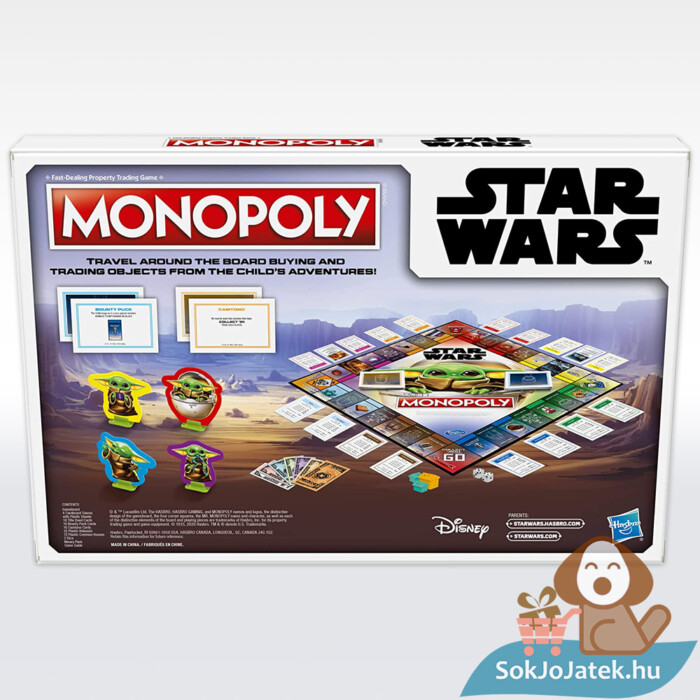 Monopoly Baby Yoda - Star Wars Mandalorian társasjáték tartozékaiMonopoly Baby Yoda - Star Wars Mandalorian társasjáték tartozékaiMonopoly Baby Yoda - Star Wars Mandalorian társasjáték tartozékaiMonopoly Baby Yoda - Star Wars Mandalorian társasjáték tartozékaiMonopoly Baby Yoda - Star Wars Mandalorian társasjáték doboza hátulról