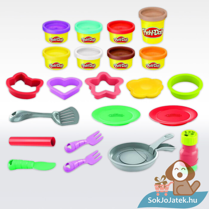 Play-Doh palacsintakészítő gyurma szett kiegészítőkkel (Play-Doh Kitchen Creation)