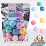 8 darabos Create It! neon színű fürdőgolyó fürdőjáték lányoknak - Canenco
