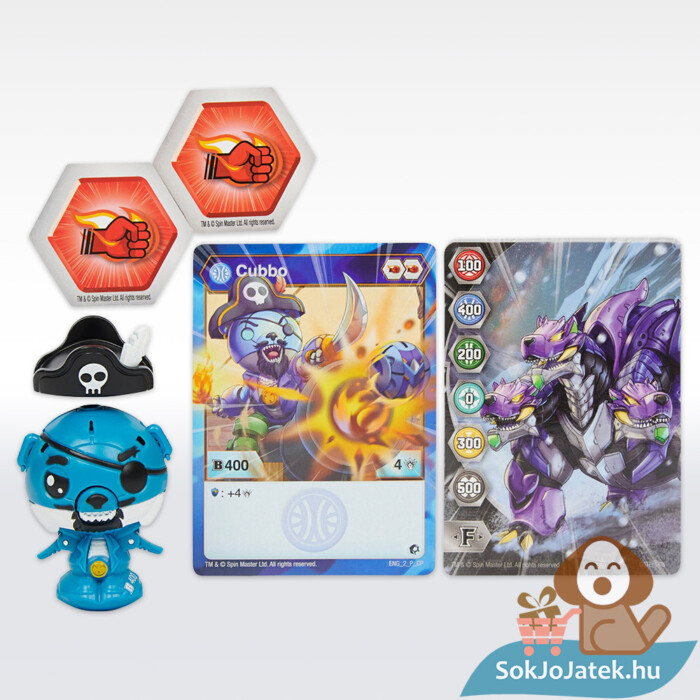 Bakugan Cubbo: Gyűjthető figura, Aquos Cubbo tartalma (20132067)