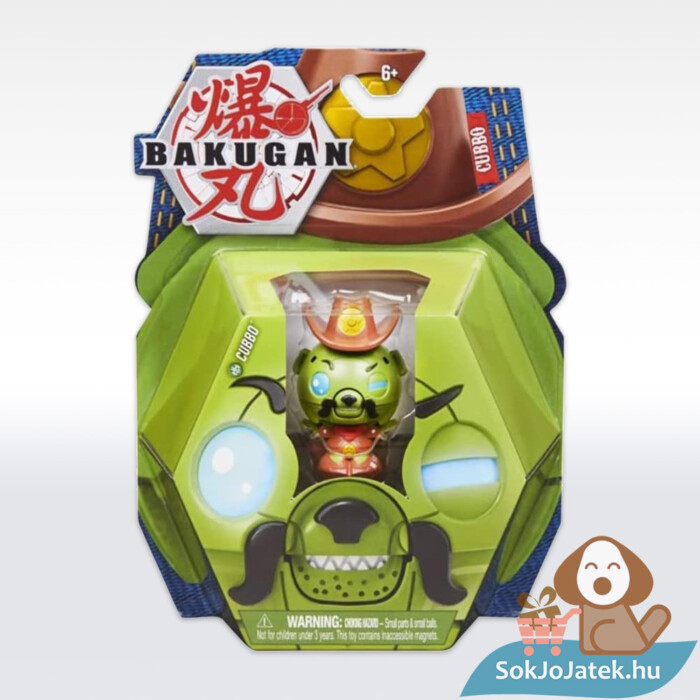 Bakugan Cubbo: Gyűjthető figura, Ventus Cowboy Cubbo doboza (20132065)