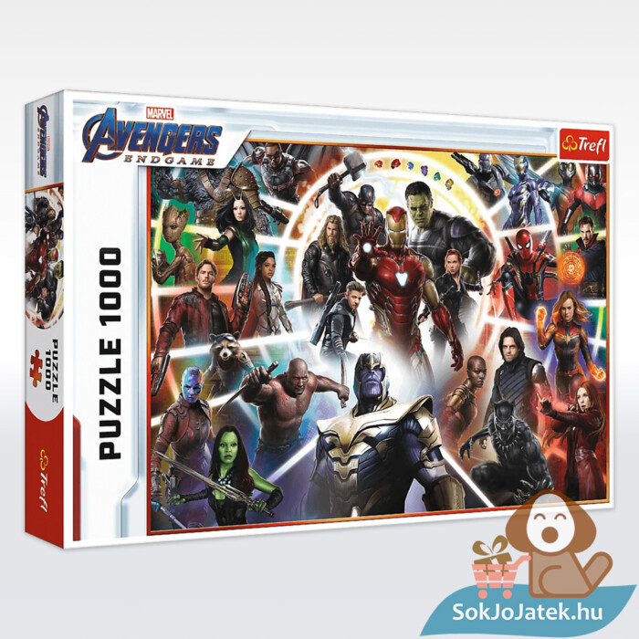 1000 darabos Marvel: Bosszúállók, Végjáték puzzle balról (Avengers - Endgame) - Trefl 10626