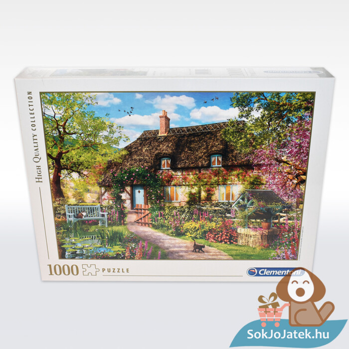 1000 darabos Az öreg kunyhó puzzle előről - Clementoni 39520