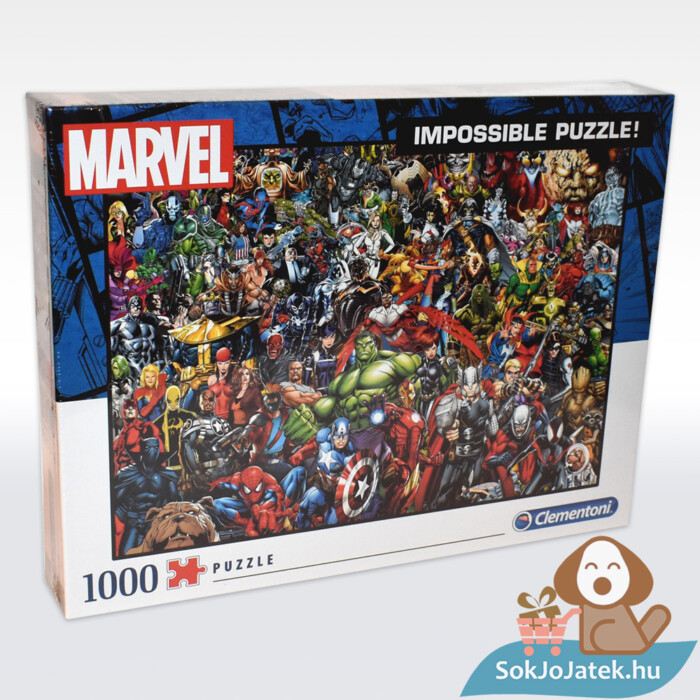 Marvel szuperhősök: A lehetetlen puzzle balról (1000 db) Clementoni Impossible Puzzle 39411