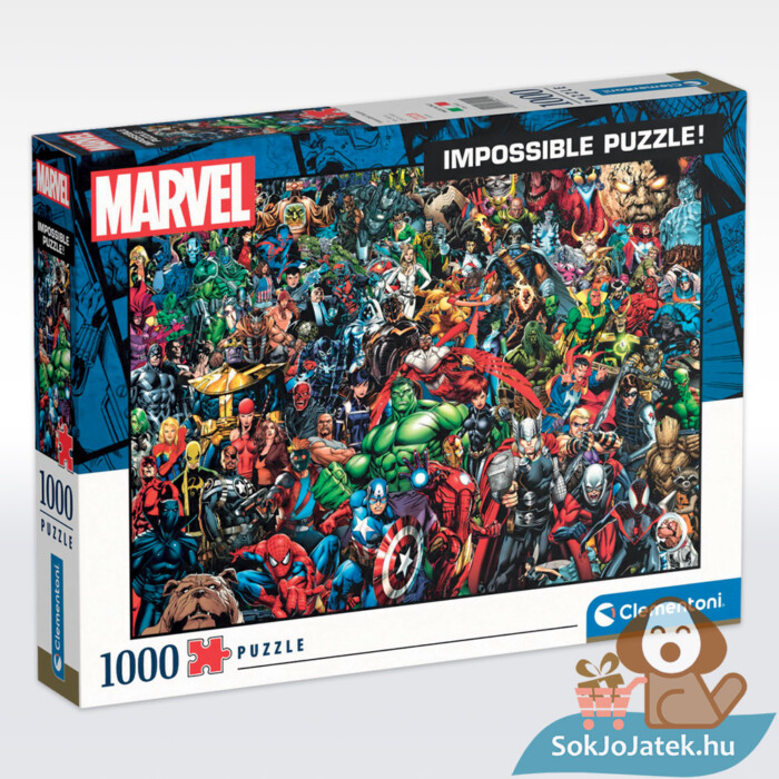 Marvel szuperhősök: A lehetetlen puzzle doboza (1000 db) Clementoni Impossible Puzzle 39411