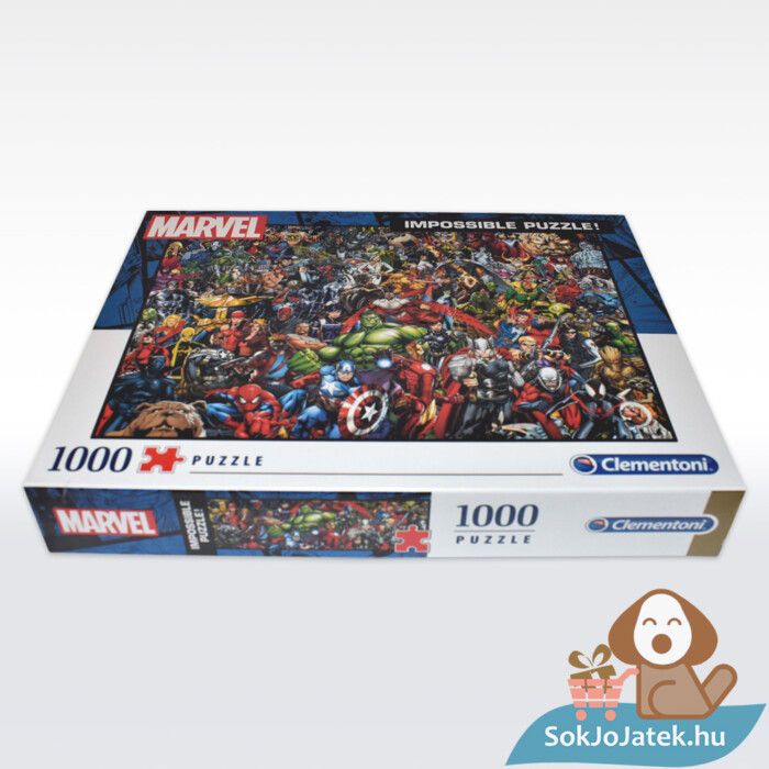 Marvel szuperhősök: A lehetetlen puzzle fektetve (1000 db) Clementoni Impossible Puzzle 39411