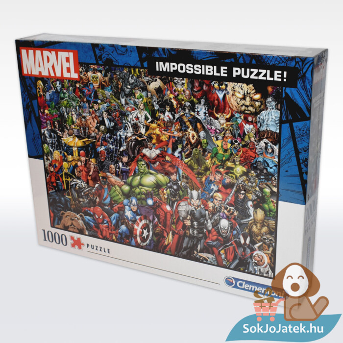 Marvel szuperhősök: A lehetetlen puzzle jobbról (1000 db) Clementoni Impossible Puzzle 39411