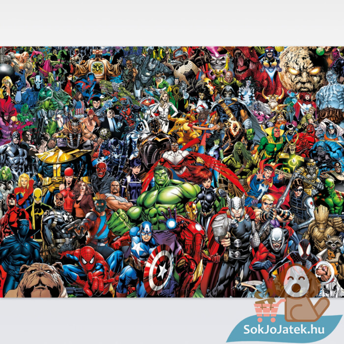 Marvel szuperhősök: A lehetetlen puzzle képe (1000 db) Clementoni Impossible Puzzle 39411