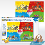 150 darabos Pokemon puzzle, XXL képe és doboza - Ravensburger 10035