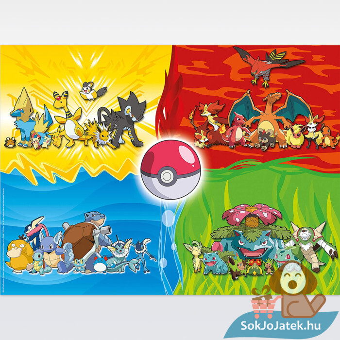 150 darabos Pokemon puzzle, XXL képe - Ravensburger 10035