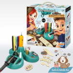 Gravírozó műhely: Professzionális kreatív pirográf stúdió (2 az 1-ben) - Buki