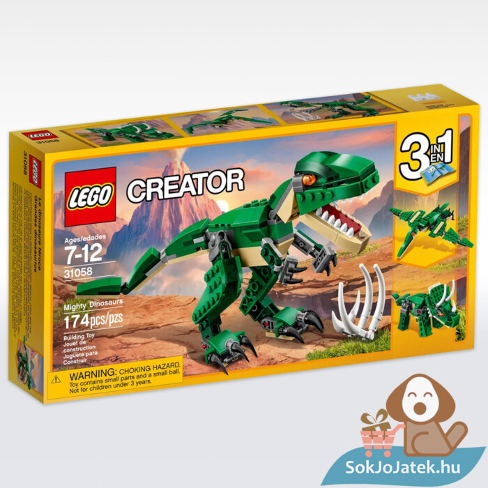 Lego Creator 3 az 1-ben: Hatalmas dinoszaurusz 31058