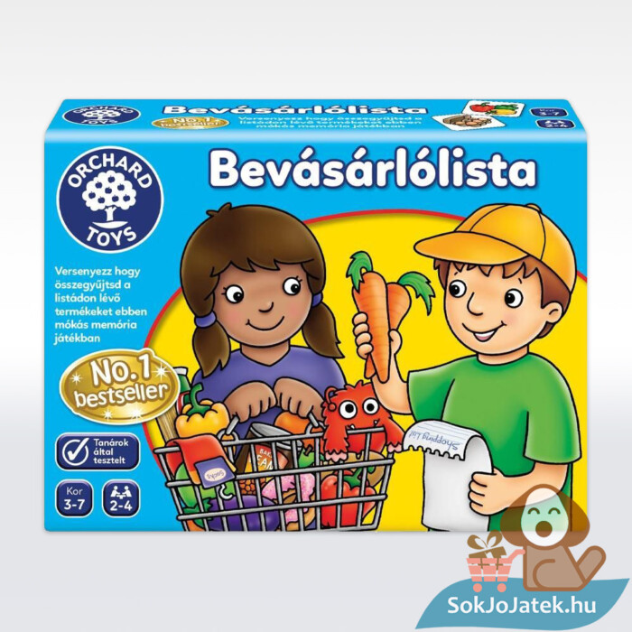 Bevásárlólista: Mókás memória fejlesztő játék - Orchard Toys