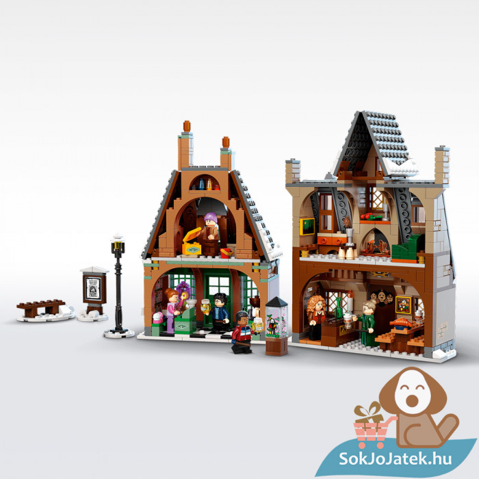 Lego Harry Potter 76388: Látogatás Roxmorts faluba, megépítve
