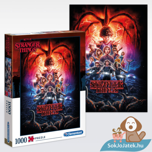 1000 darabos Stranger Things puzzle (2. évad) - Clementoni 39543