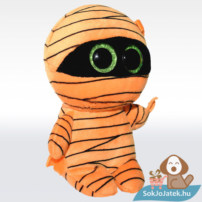 Ty Beanie Boos: Mask a sárga plüss múmia, balról (15 cm)