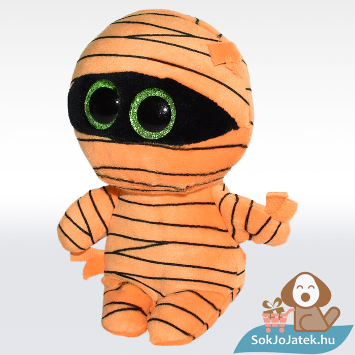 Ty Beanie Boos: Mask a sárga plüss múmia, jobbról (15 cm)