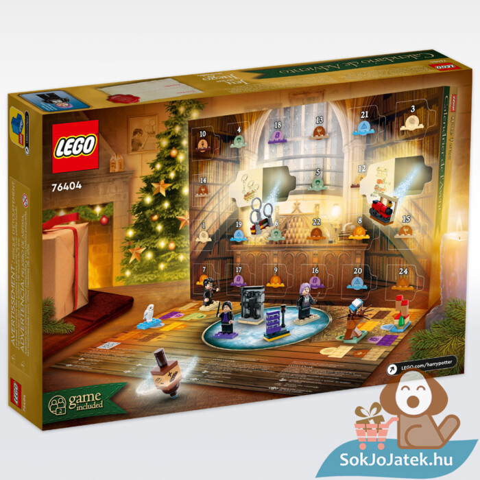 Lego Harry Potter 76404: Adventi naptár, hátulról