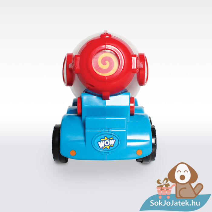 Mike, a betonkeverő, lendkerekes autó, hátulról - Wow Toys