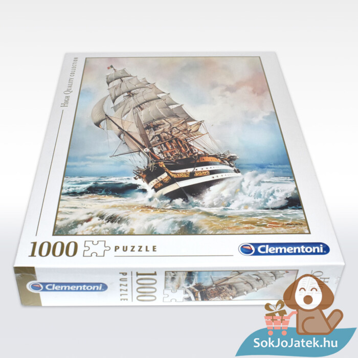 Amerigo Vespucci hajós puzzle, fektetve– 1000 db – Clementoni 39415