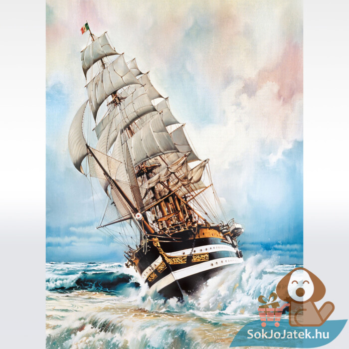 Amerigo Vespucci hajós puzzle, képe – 1000 db – Clementoni 39415