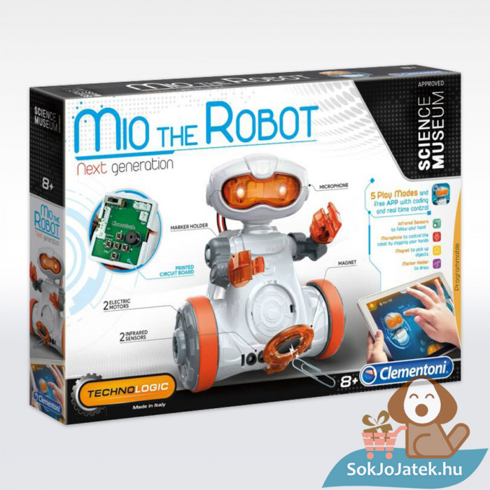 MIO, a programozható robot: kreatív tudományos játék - Clementoni 50316